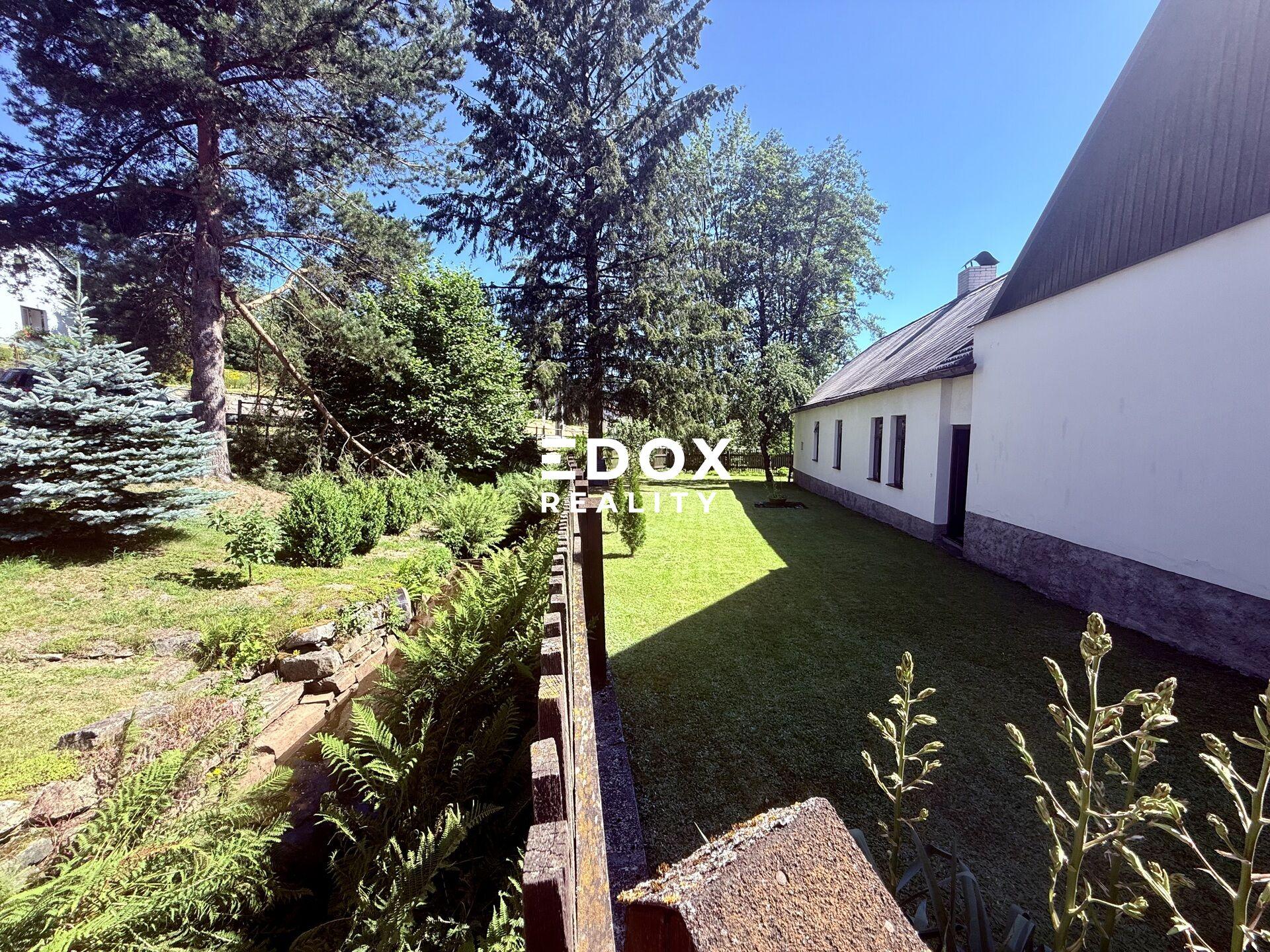 Prodej chalupy 5+1 (140m2) se stodolou (130m2),  pozemek 513m2, Nová Ves, Jihlava.