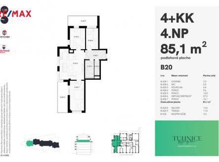 Prodej bytu, 4+kk, 108 m²