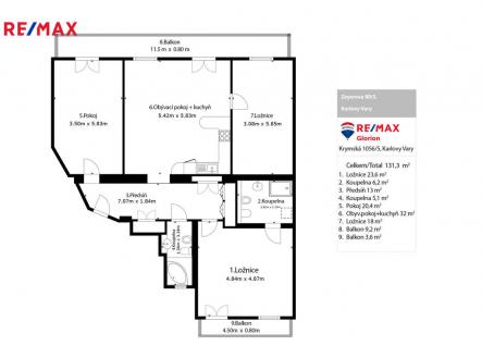 Prodej bytu, 4+kk, 143 m²