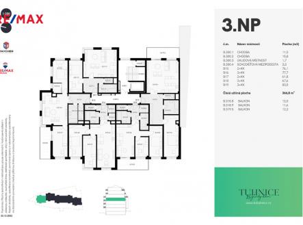 Prodej bytu, 3+kk, 72 m²