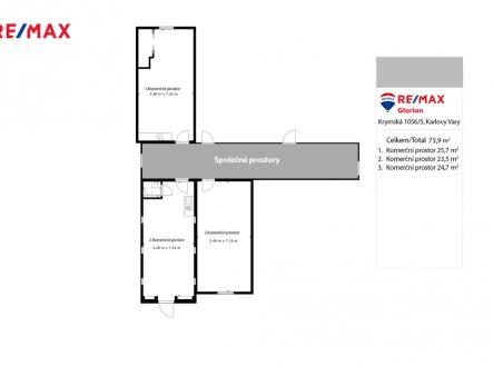 Prodej obchodní prostor, 72 m²
