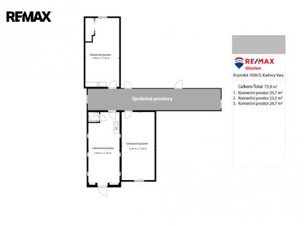 Prodej obchodní prostor, 72 m²