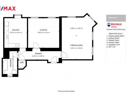 Prodej bytu, 3+kk, 84 m²