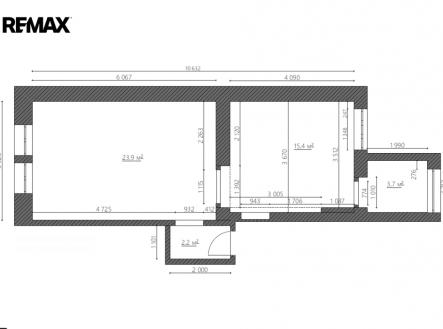Prodej bytu, 2+kk, 44 m²