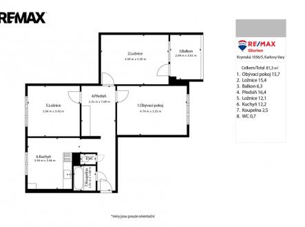 Prodej bytu, 3+1, 84 m²