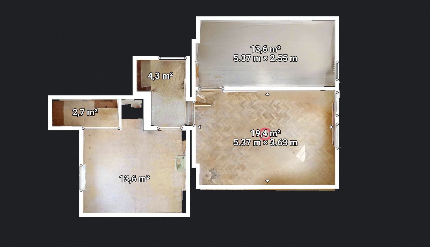 Byt 2+1, ul. Petřín