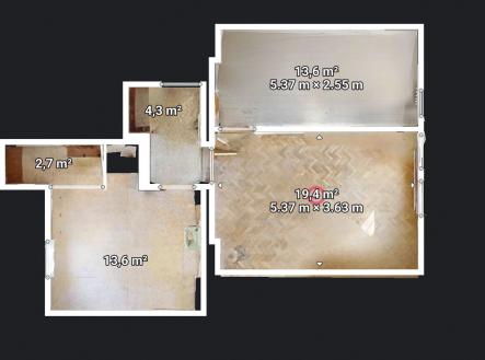 Prodej bytu, 2+1, 60 m²