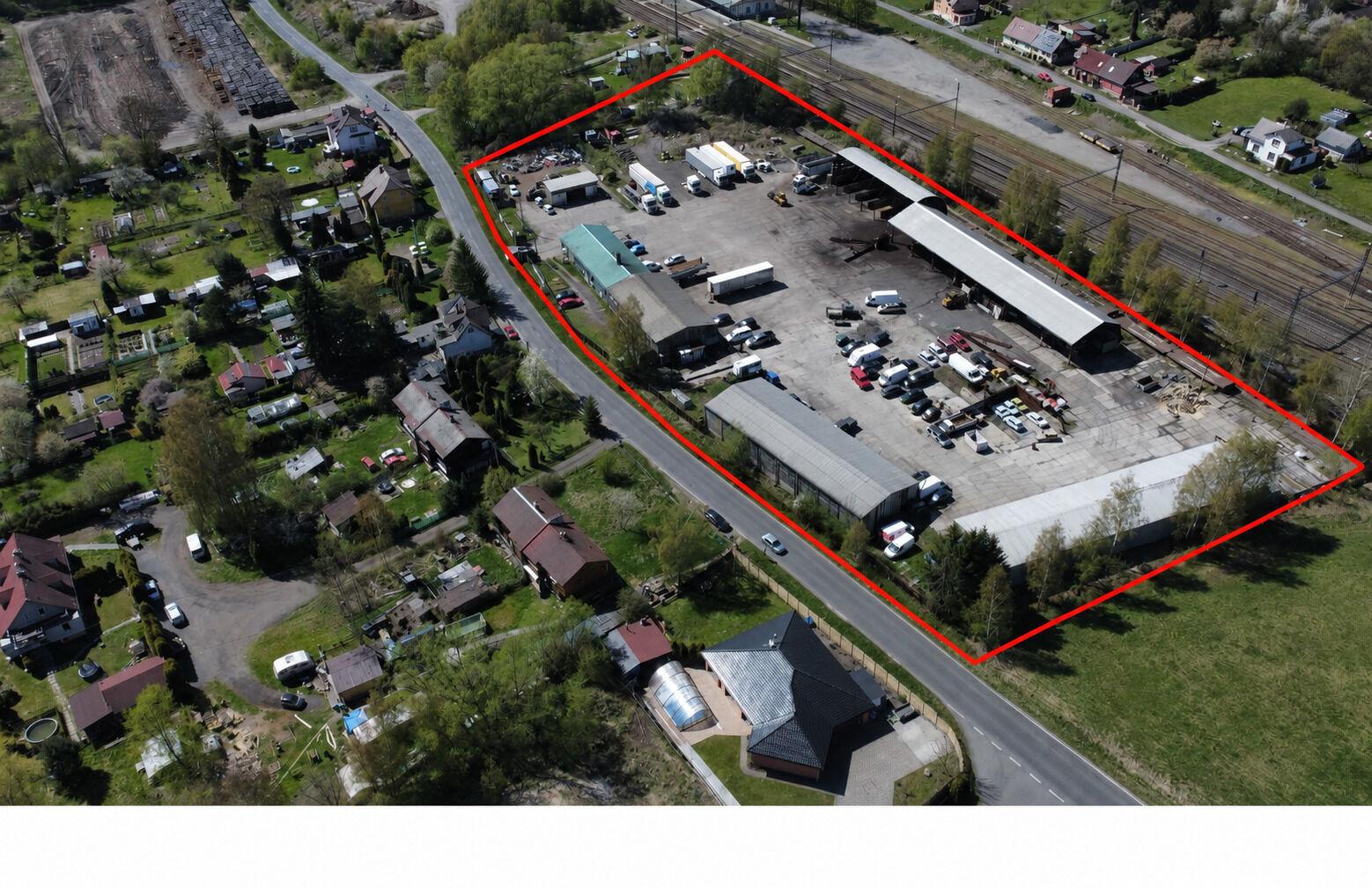 Průmyslový a logistický areál v Ostrově (Karlovarský kraj), 15 904 m2