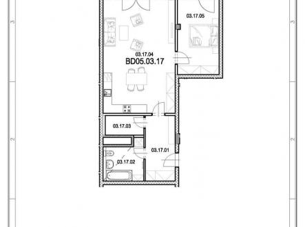 Prodej bytu, 2+kk, 74 m²