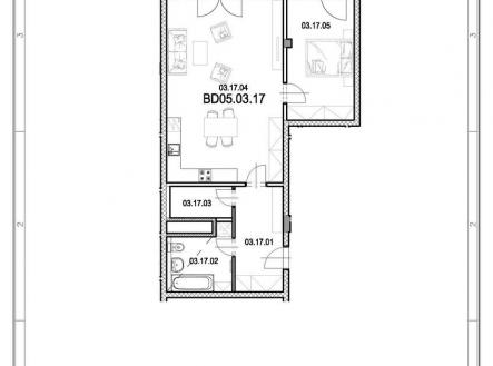 Prodej bytu, 2+kk, 74 m²