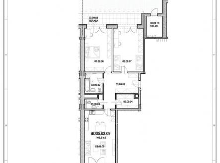 Prodej bytu, 3+kk, 115 m²