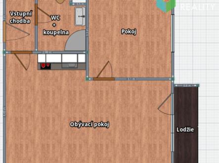 Prodej bytu, 2+kk, 40 m²