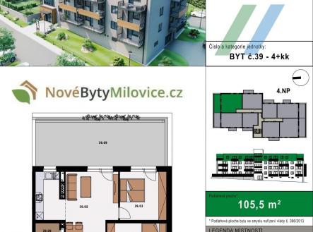 Prodej bytu, 4+kk, 97 m²
