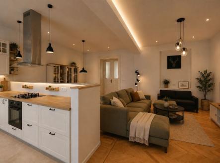Pronájem bytu, 2+kk, 82 m²