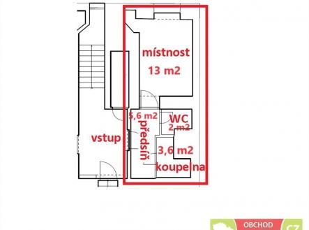 Prodej bytu, 1+kk, 24 m²