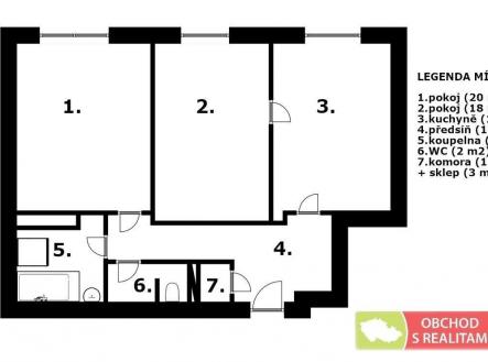 Prodej bytu, 3+kk, 78 m²