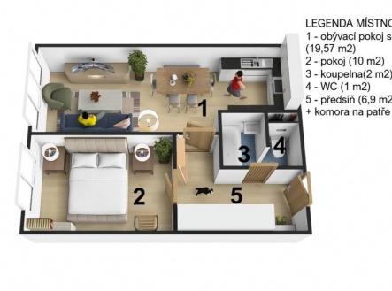 Prodej bytu, 2+kk, 40 m²