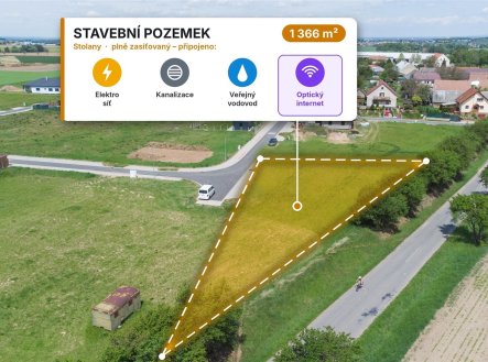 Prodej pozemku pro bydlení, 1 366 m²