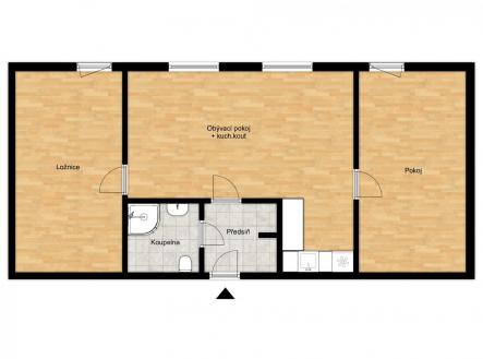 Prodej bytu, 3+kk, 63,3 m²