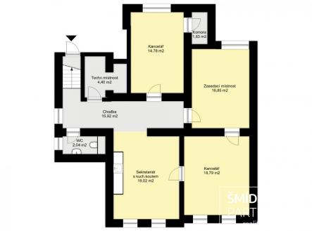 Prodej kanceláře, 70 m²