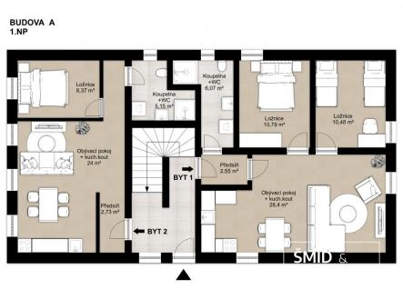 Prodej nájemního domu, 390 m²