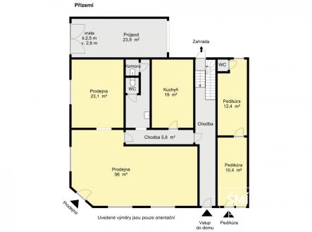 Prodej obchodní prostory, 540 m²