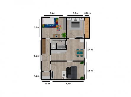 Prodej bytu, 3+1, 73 m²