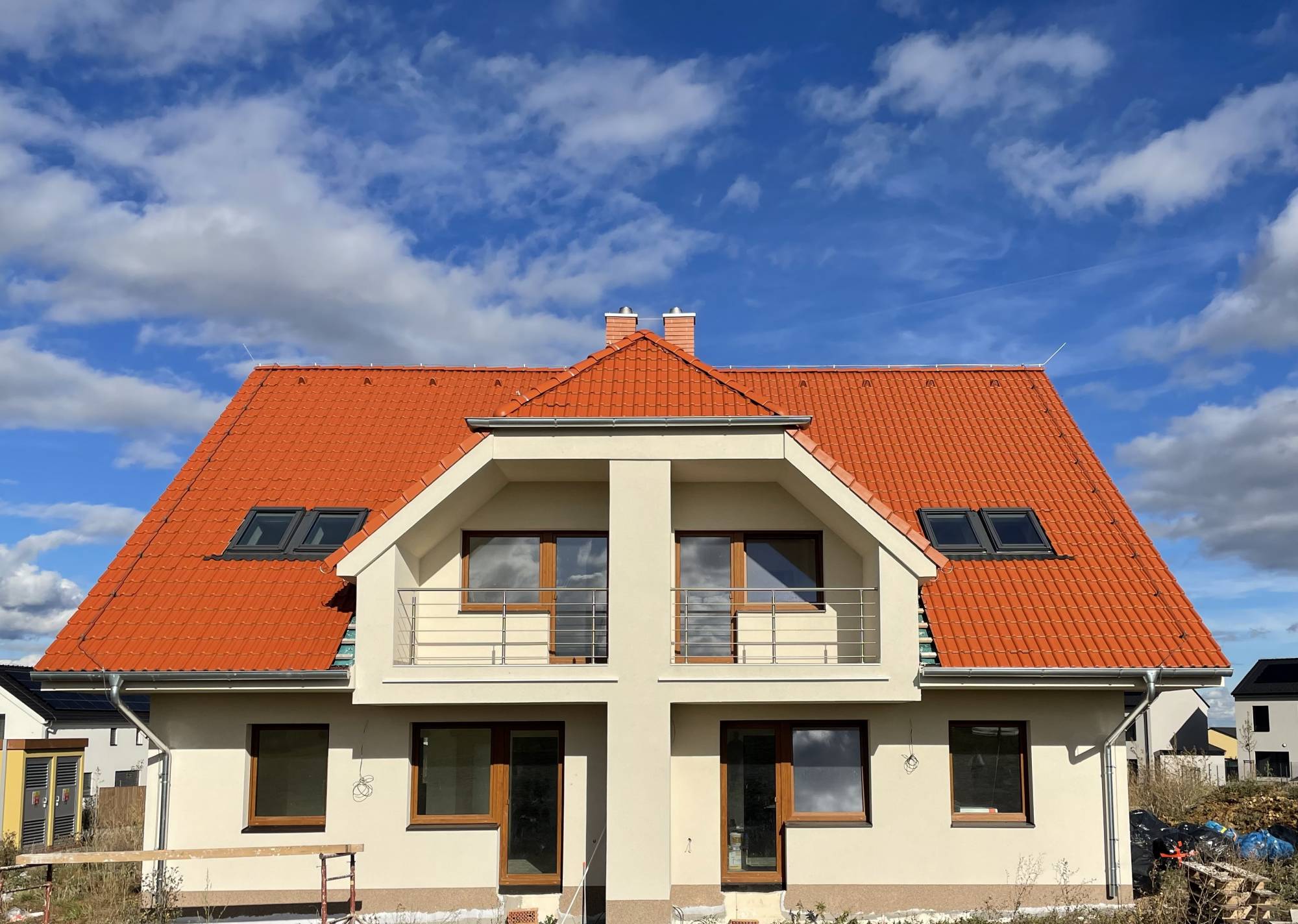 pohled na 2RD ze zahrady