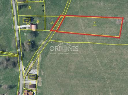 Prodej pozemku, zemědělská půda, 2 524 m²