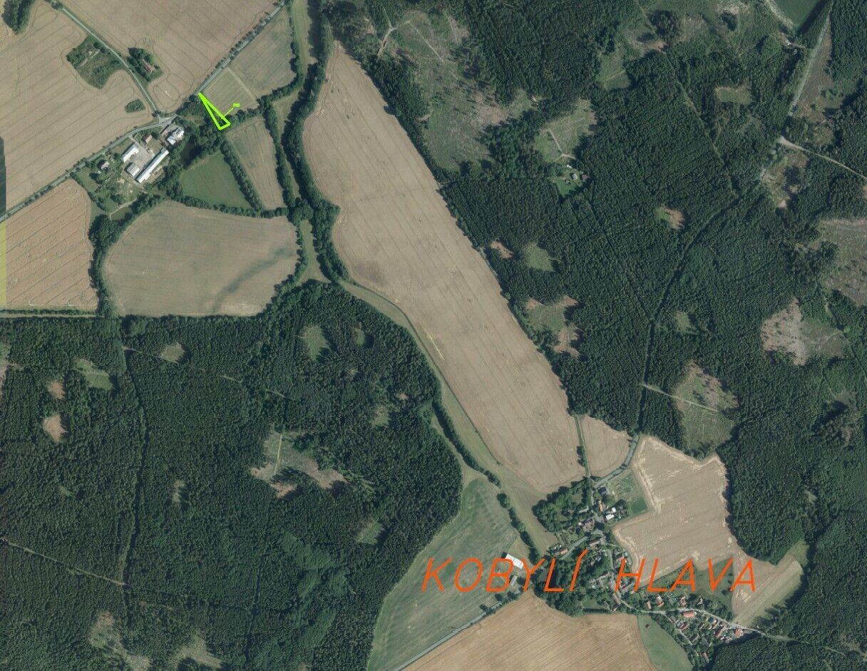 Pozemek v Kobylí Hlavě
