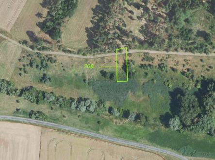 Prodej pozemku, zemědělská půda, 640 m²