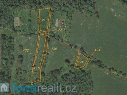 Prodej - pozemek, zemědělská půda, 43 079 m²