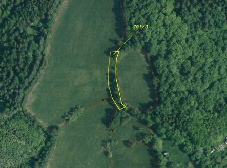 Prodej - pozemek, zemědělská půda, 1 158 m²