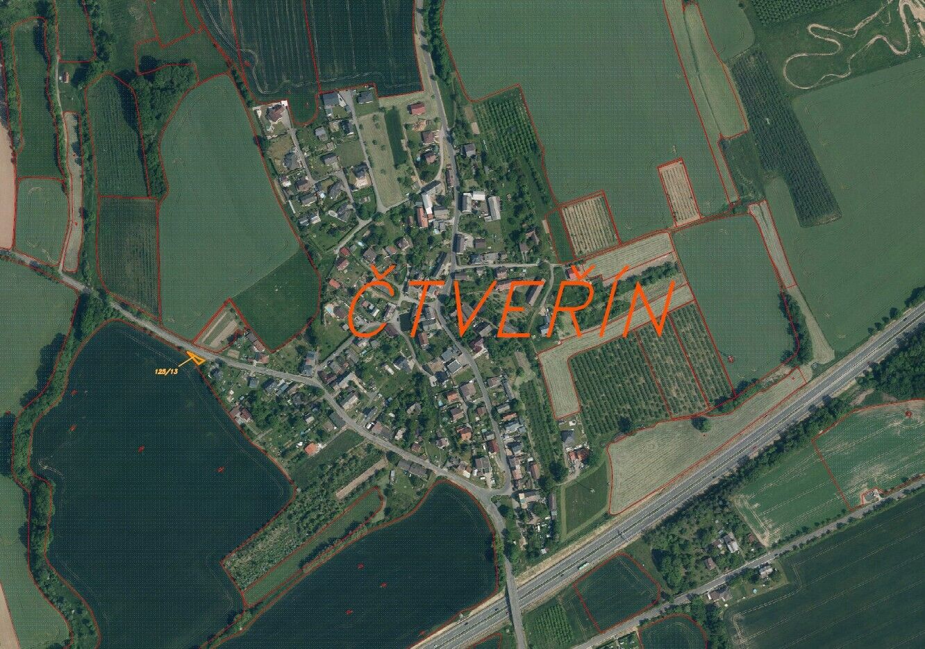 prodej pozemku k.ú. Čtveřín