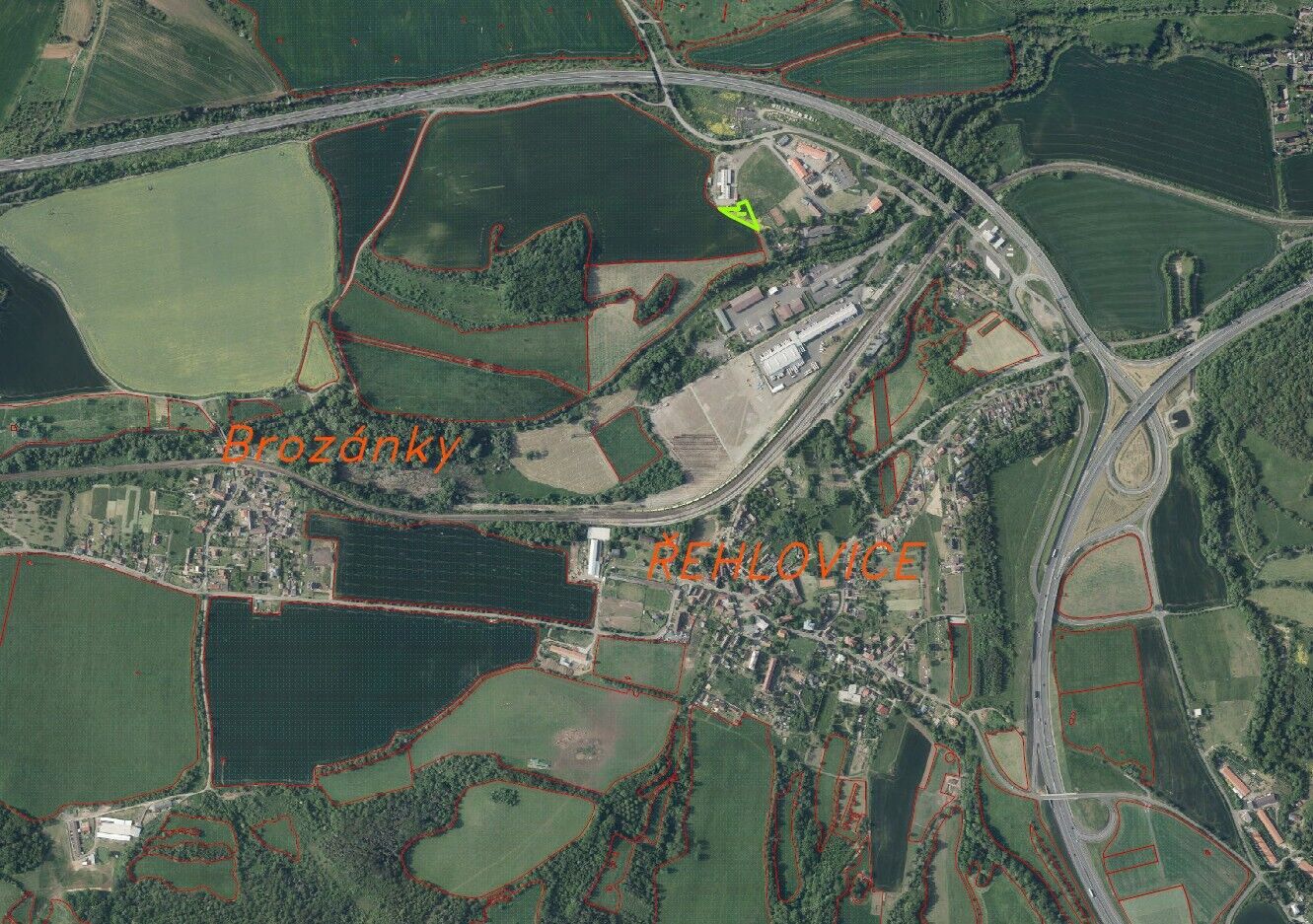 prodej pozemku k.ú. Řehlovice