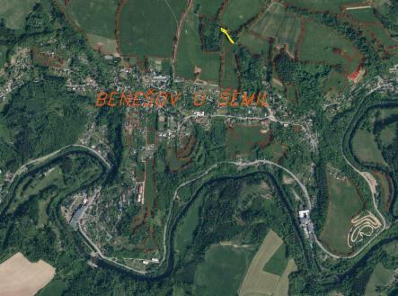 Prodej pozemku, zemědělská půda, 606 m²