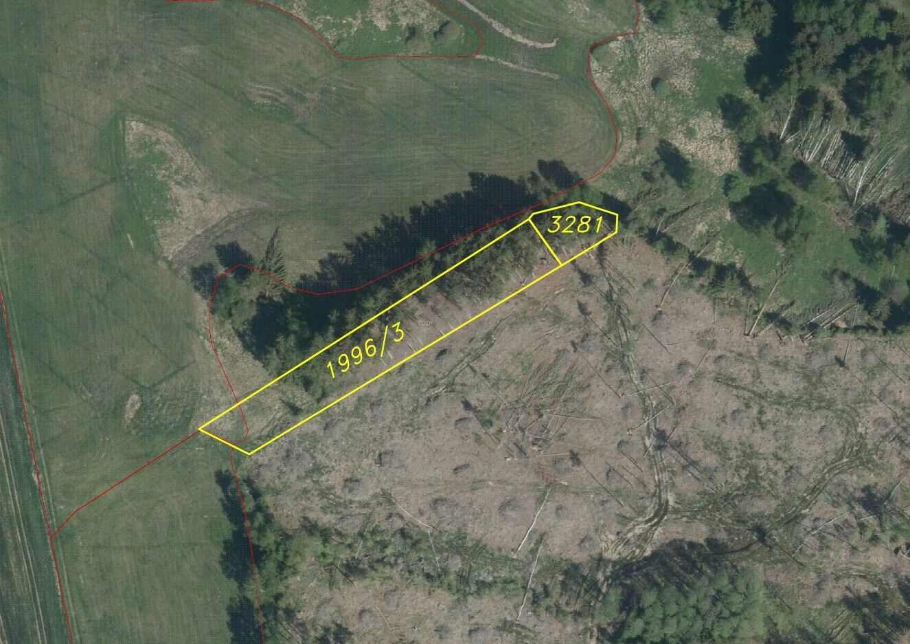 prodej pozemků k.ú. Těmice u Kamenice nad Lipou