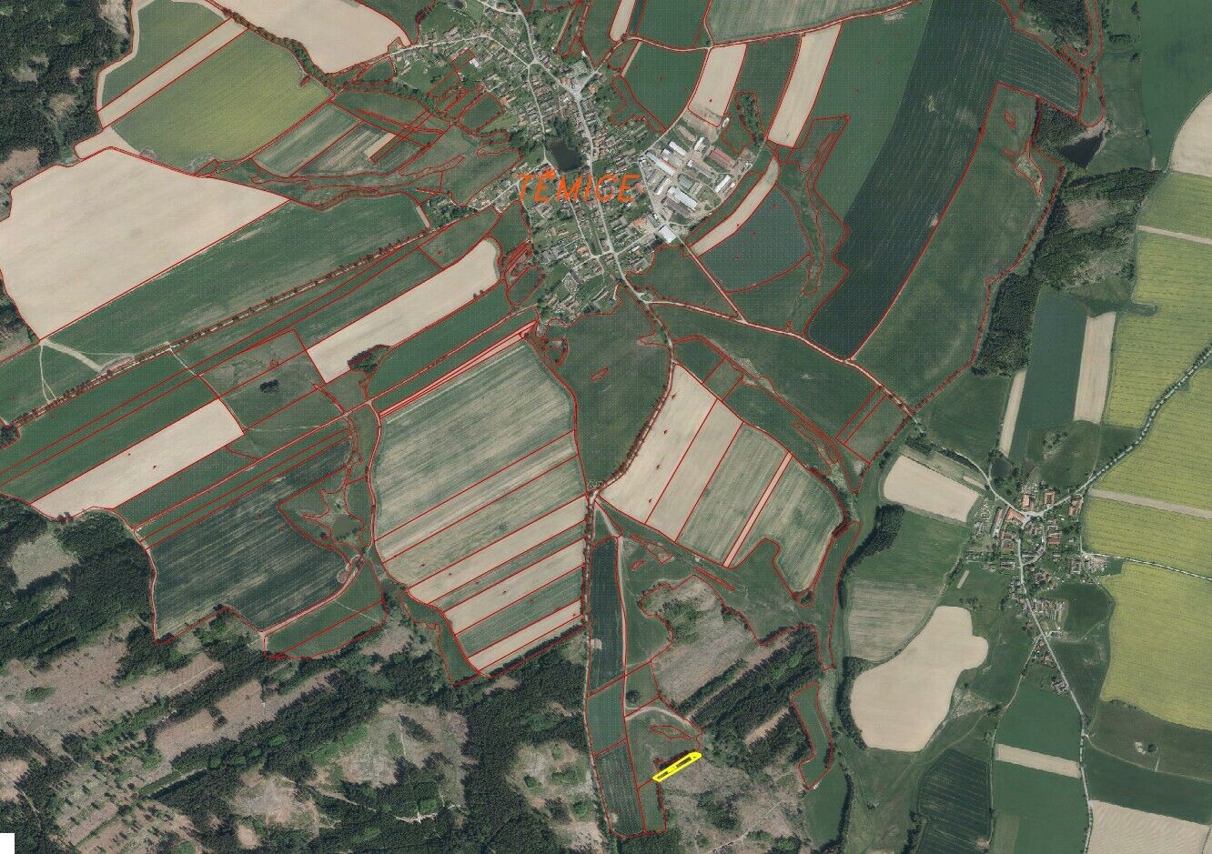 prodej pozemků k.ú. Těmice u Kamenice nad Lipou