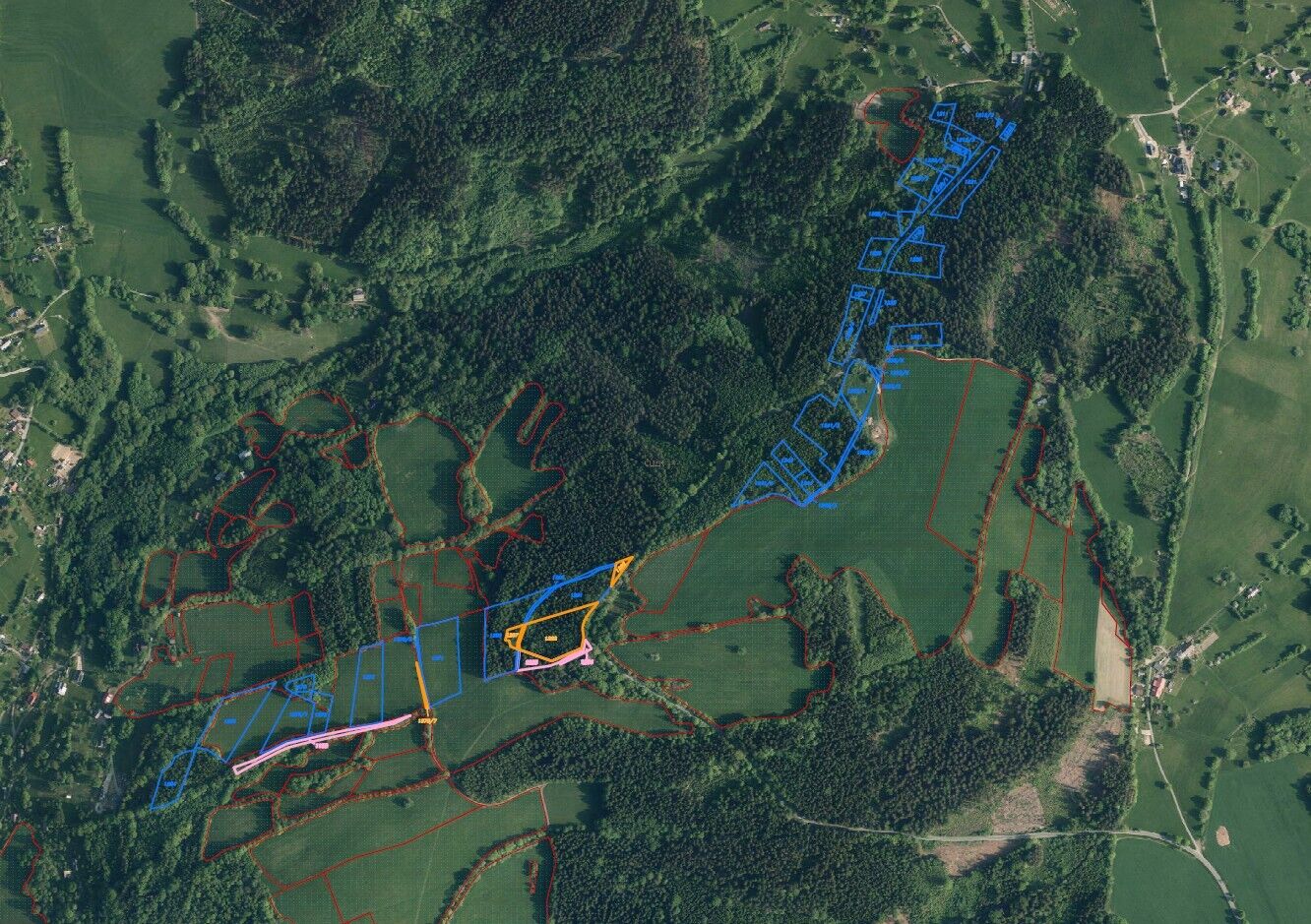 prodej pozemků k.ú. Zlatá Olešnice Semilská