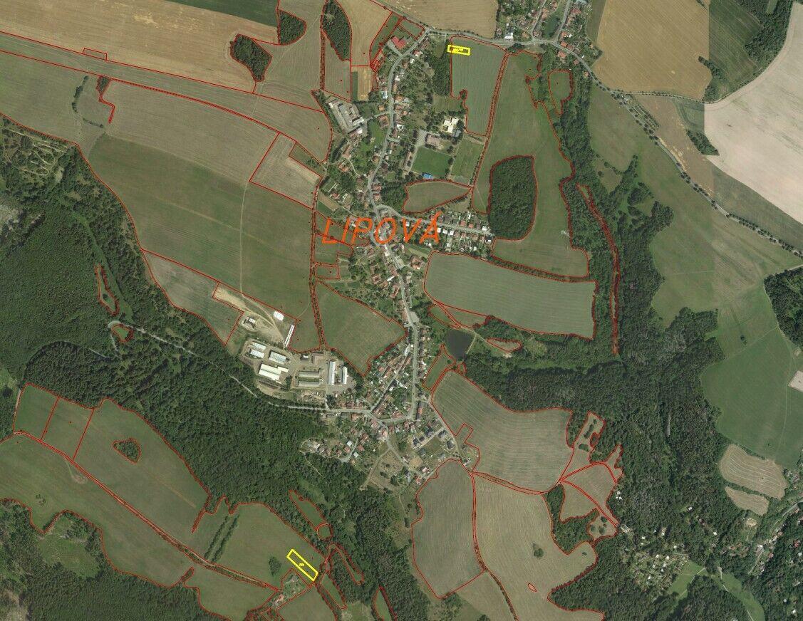 Prodej pozemků Lipová