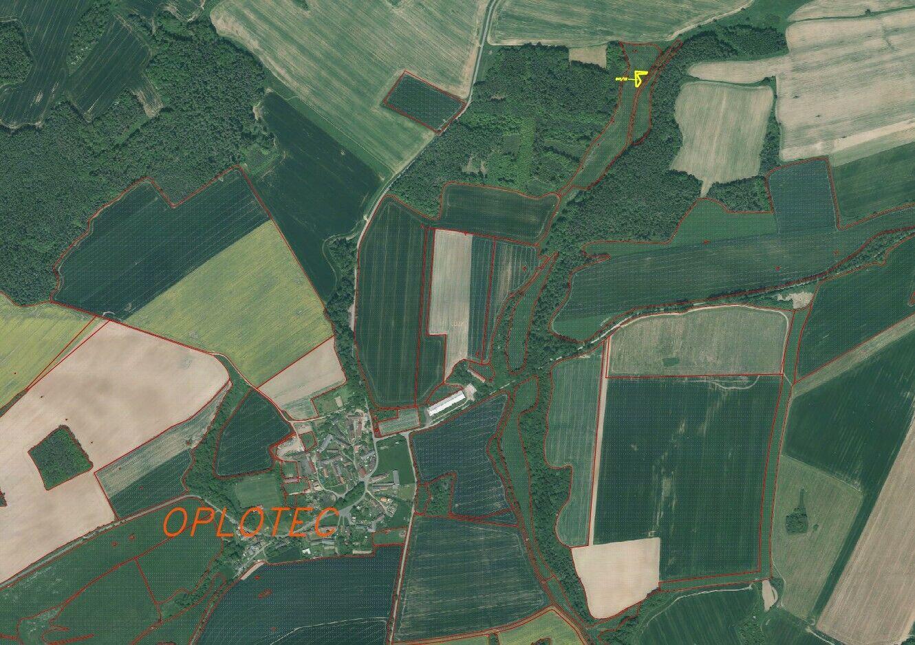 prodej pozemku k.ú. Oplotec