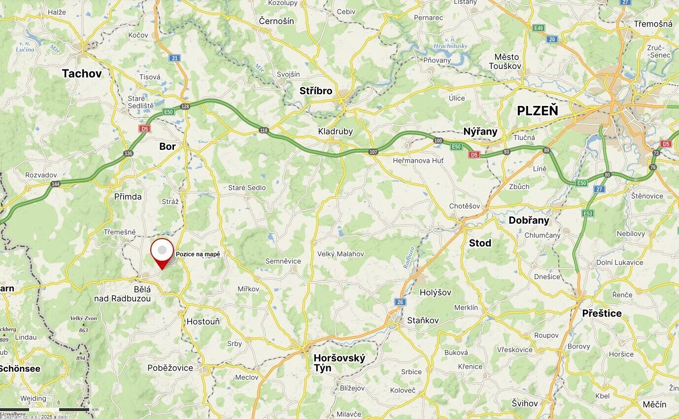 prodej pozemků Čečín