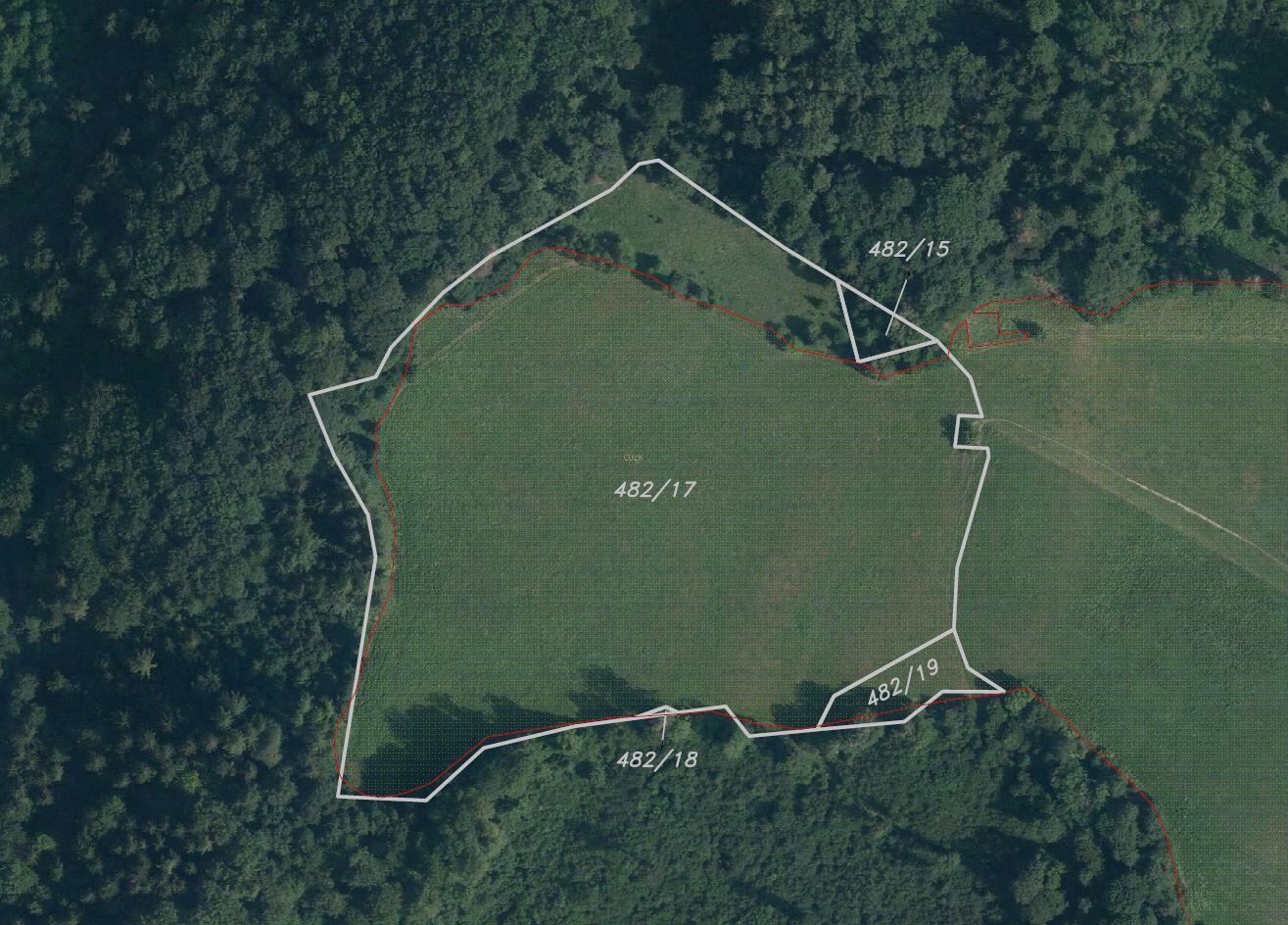 Prodej  pozemků Hynčice nad Moravou, obec Hanušovice