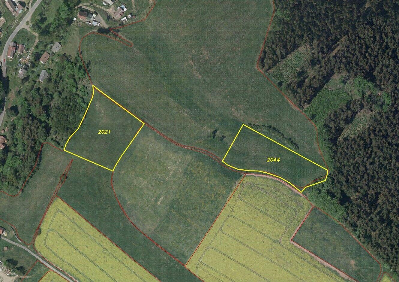 prodej pozemků Syřenov