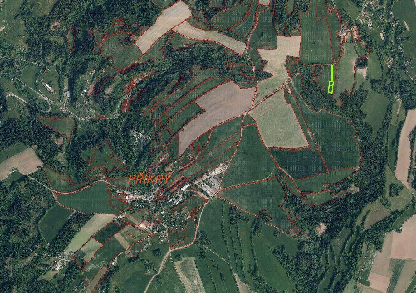 prodej pozemku Příkrý