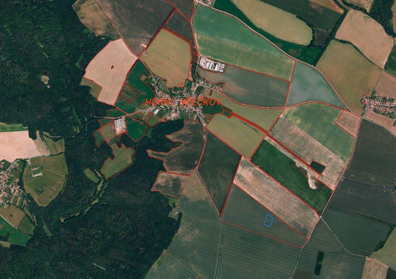 Prodej podílového pozemku Horní Břečkov, podílové vlastnictví 1/3