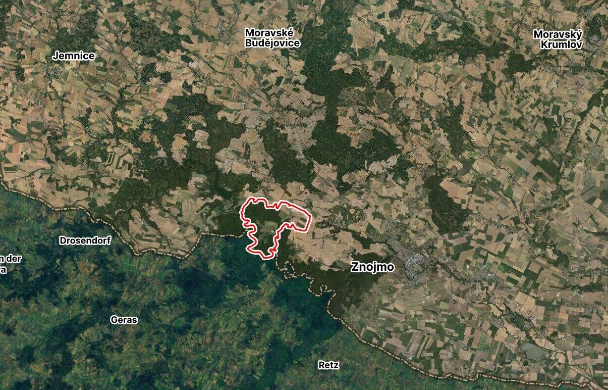 Prodej podílového pozemku Horní Břečkov, podílové vlastnictví 1/3