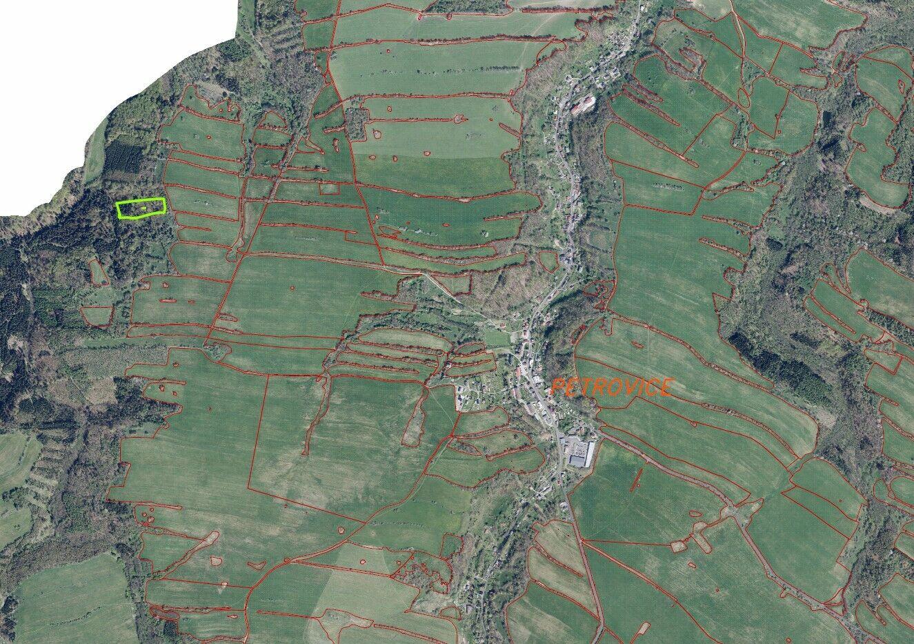 dražba pozemku Petrovice u Chabařovic