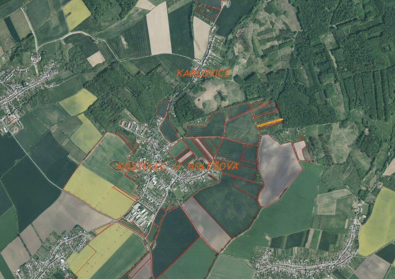 Prodej pozemků Kostelec u Holešova