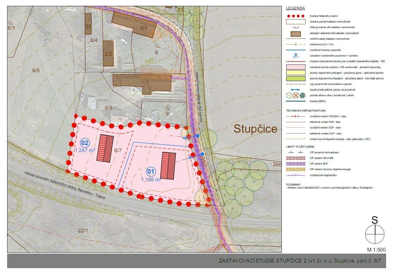 Prodej pozemku Stupčice